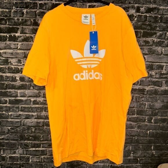 adidas Other - NWT Adidas Men’s Hazy Orange Trefoil T-Shirt, Size L!